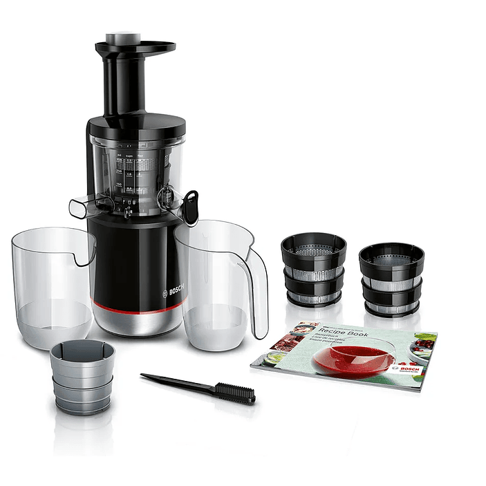 Extractor de jugos lento VitaExtract 150 W Negro, Acero inoxidable 9