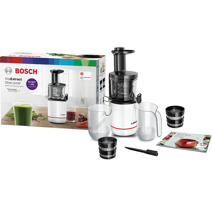 Extractor de jugos lento VitaExtract 150 W Blanco Negro 4