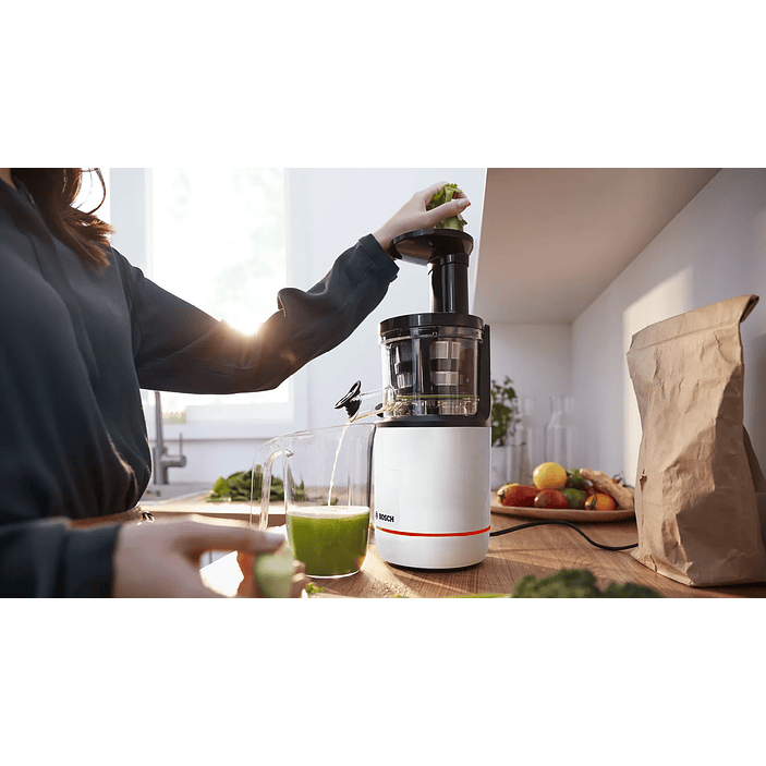 Extractor de jugos lento VitaExtract 150 W Blanco Negro 10