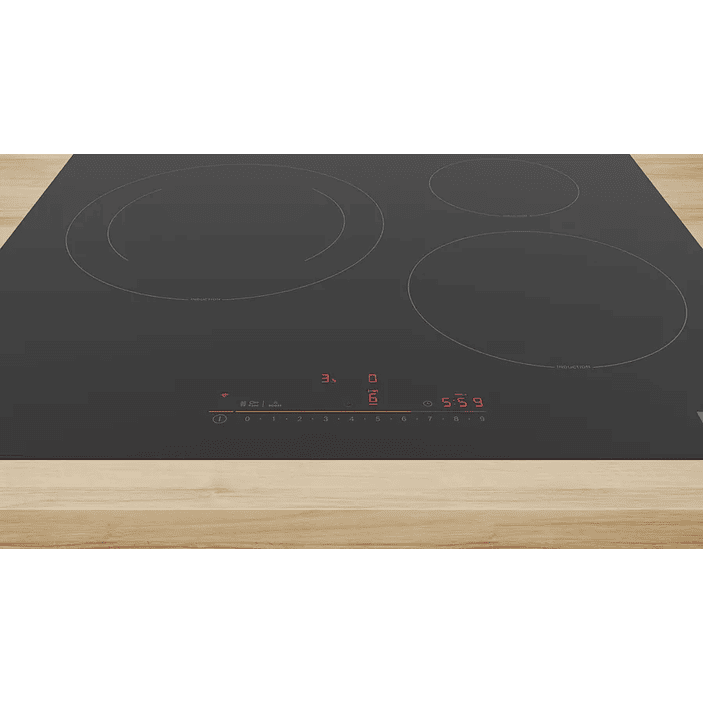 Serie 6 Placa de inducción 60 cm sin perfiles Campana inteligente 6