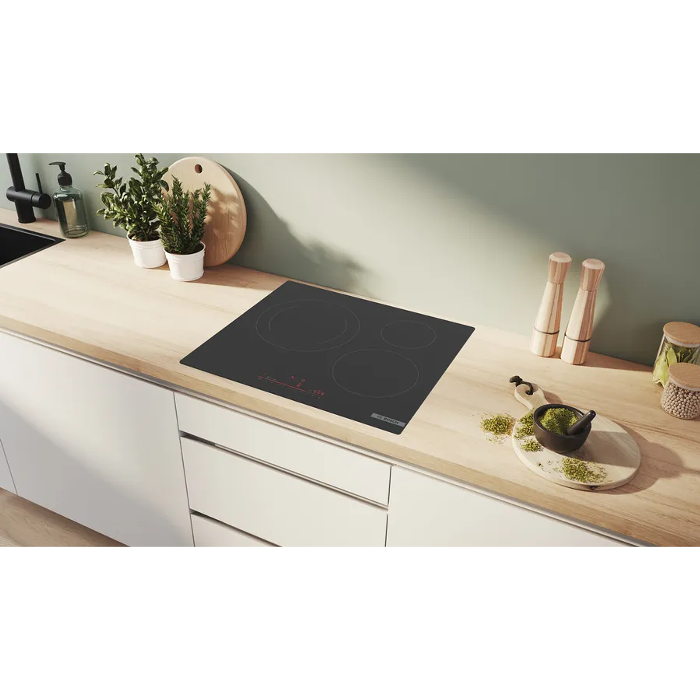 Serie 6 Placa de inducción 60 cm sin perfiles Campana inteligente 4