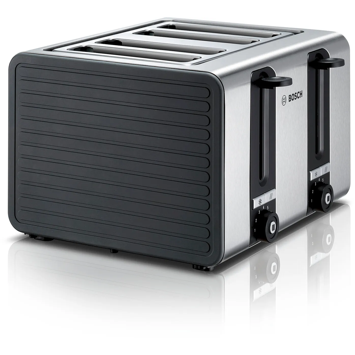 Tostador Acero 4 Ranuras Largas XL 1050 W 1