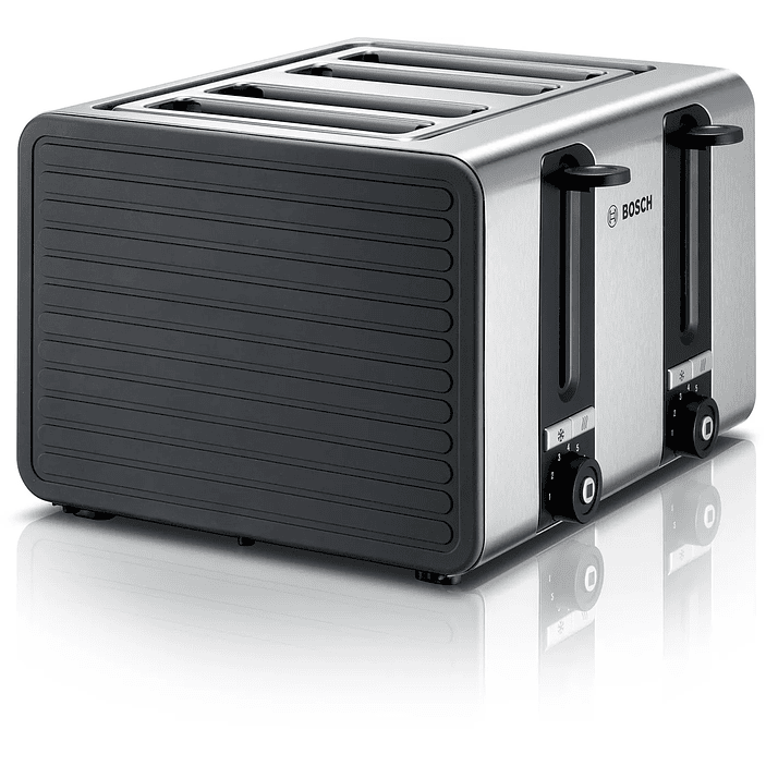 Tostador Acero 4 Ranuras Largas XL 1050 W 1