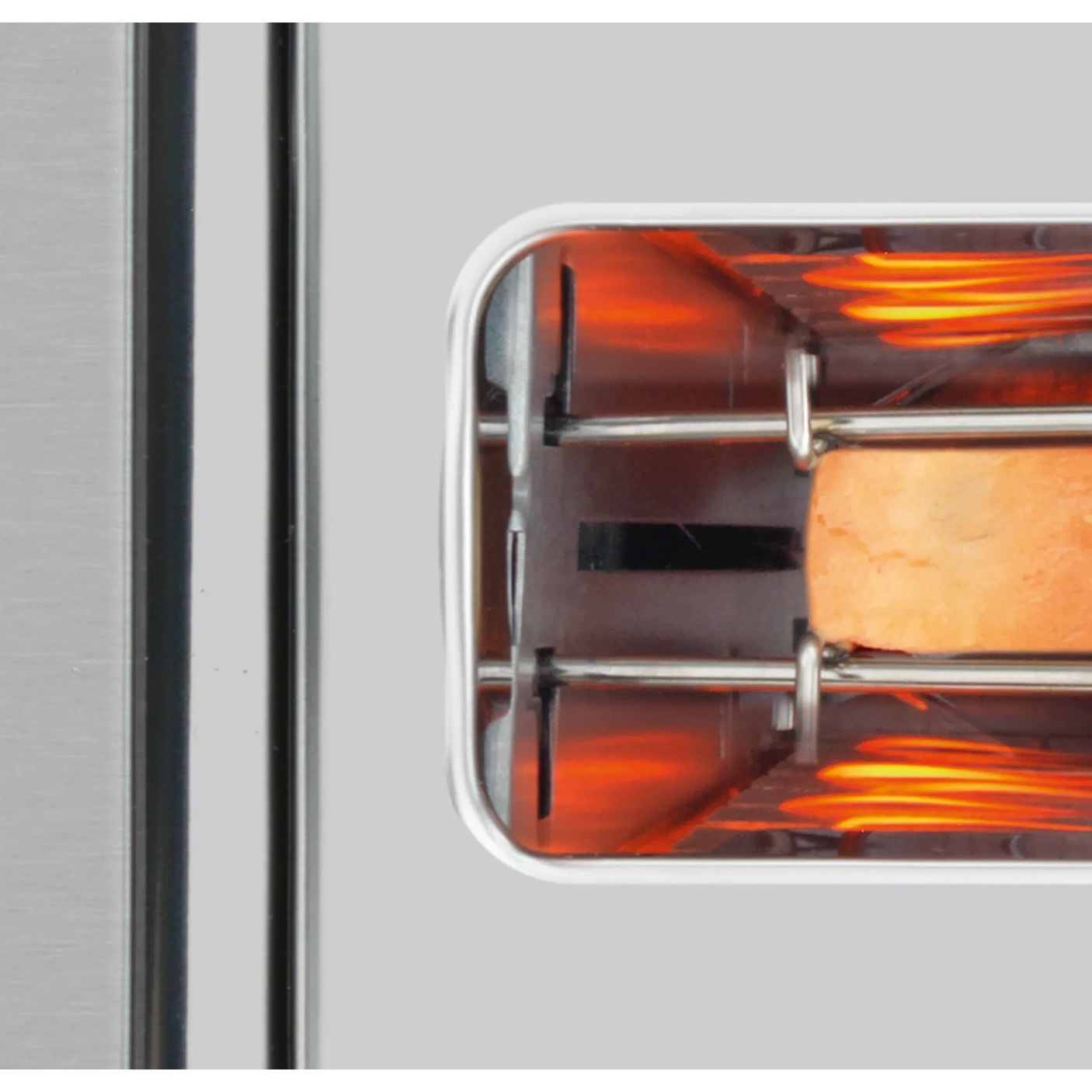 Tostador Acero 4 Ranuras Largas XL 1050 W 2