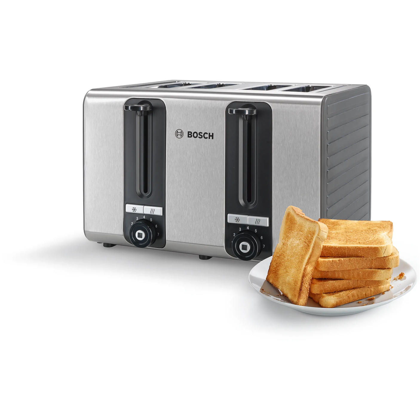 Tostador Acero 4 Ranuras Largas XL 1050 W 3