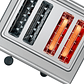 Tostador Acero 4 Ranuras Largas XL 1050 W - Miniatura 4