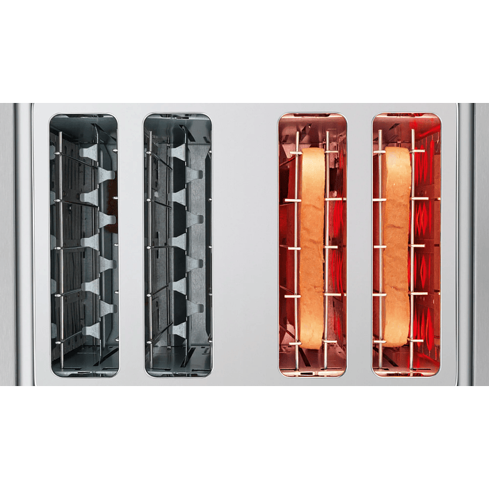 Tostador Acero 4 Ranuras Largas XL 1050 W 10