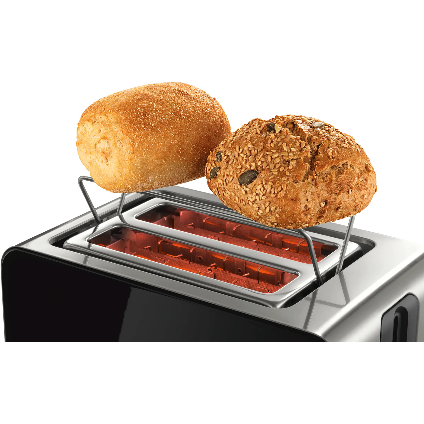 Tostador corto Acero inoxidable 1050 W  6