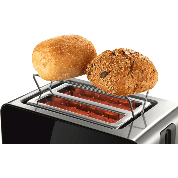 Tostador corto Acero inoxidable 1050 W  6