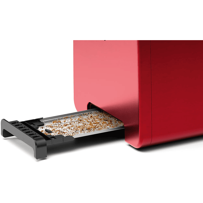 Tostador corto DesignLine Rojo 1050 W 4