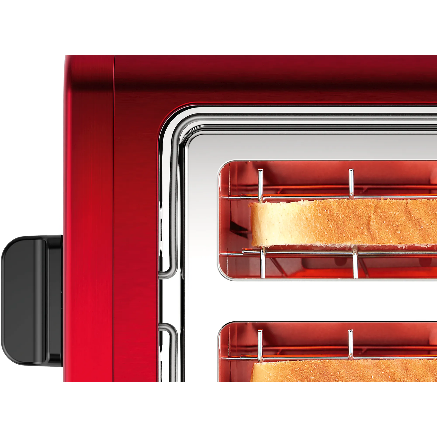 Tostador corto DesignLine Rojo 1050 W 6