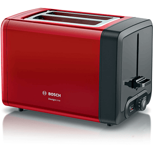 Tostador corto DesignLine Rojo 1050 W
