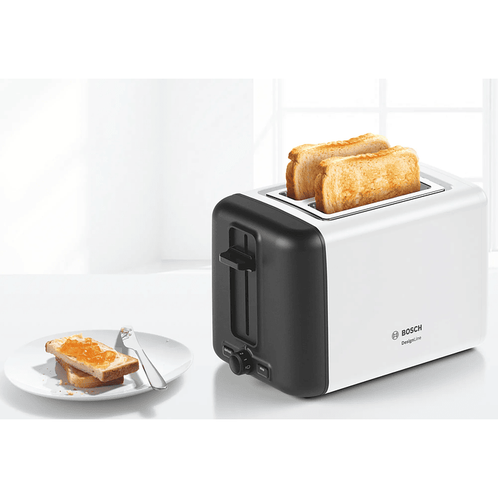 Tostador corto DesignLine Blanco 1050 W  9