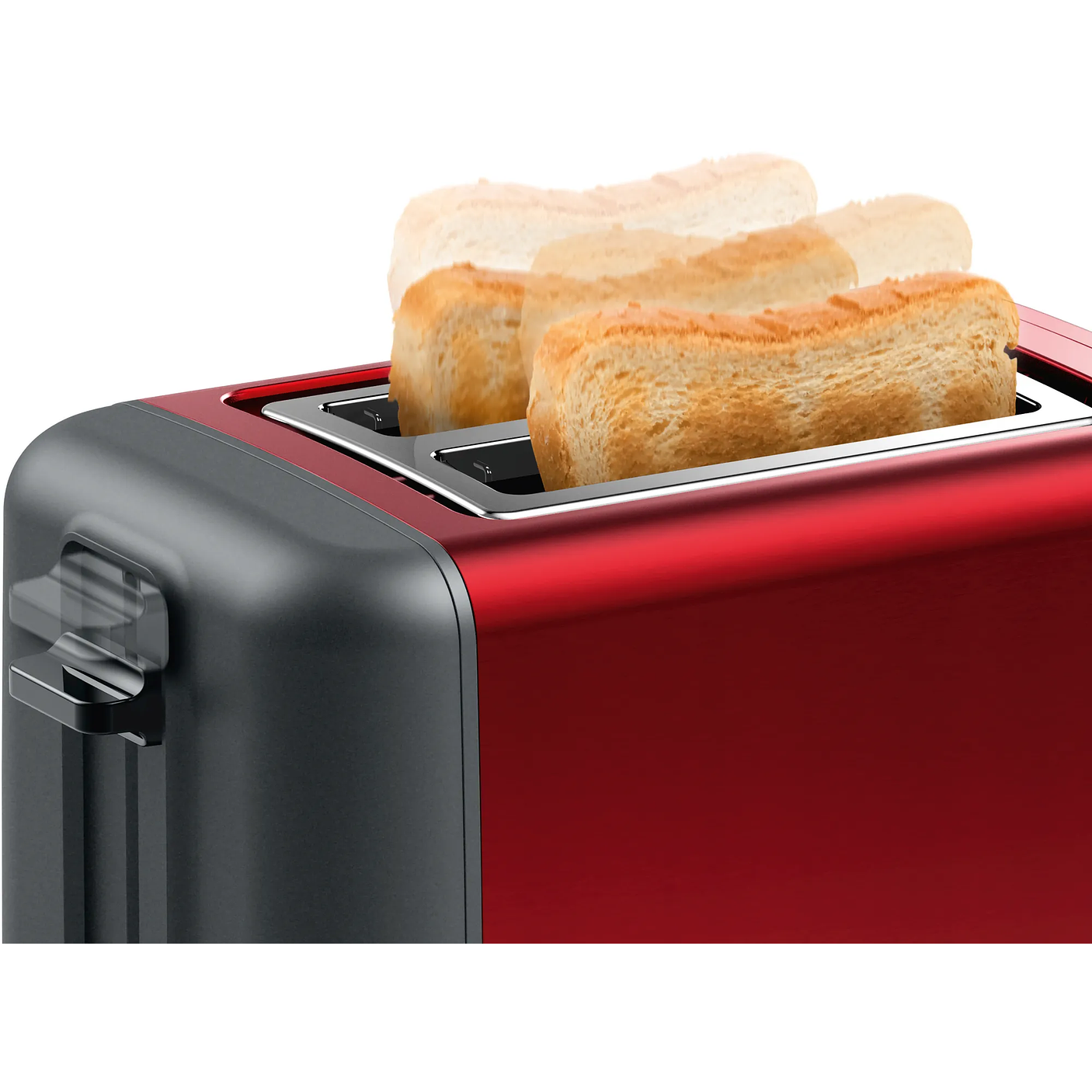 Tostador corto DesignLine Rojo 1050 W 2