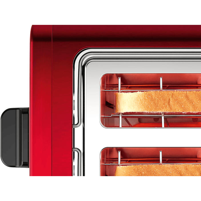 Tostador corto DesignLine Rojo 1050 W 5