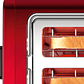 Tostador corto DesignLine Rojo 1050 W - Miniatura 5