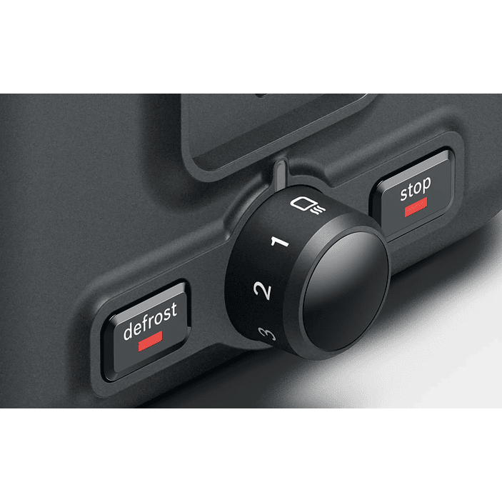 Tostador corto DesignLine Rojo 1050 W 6