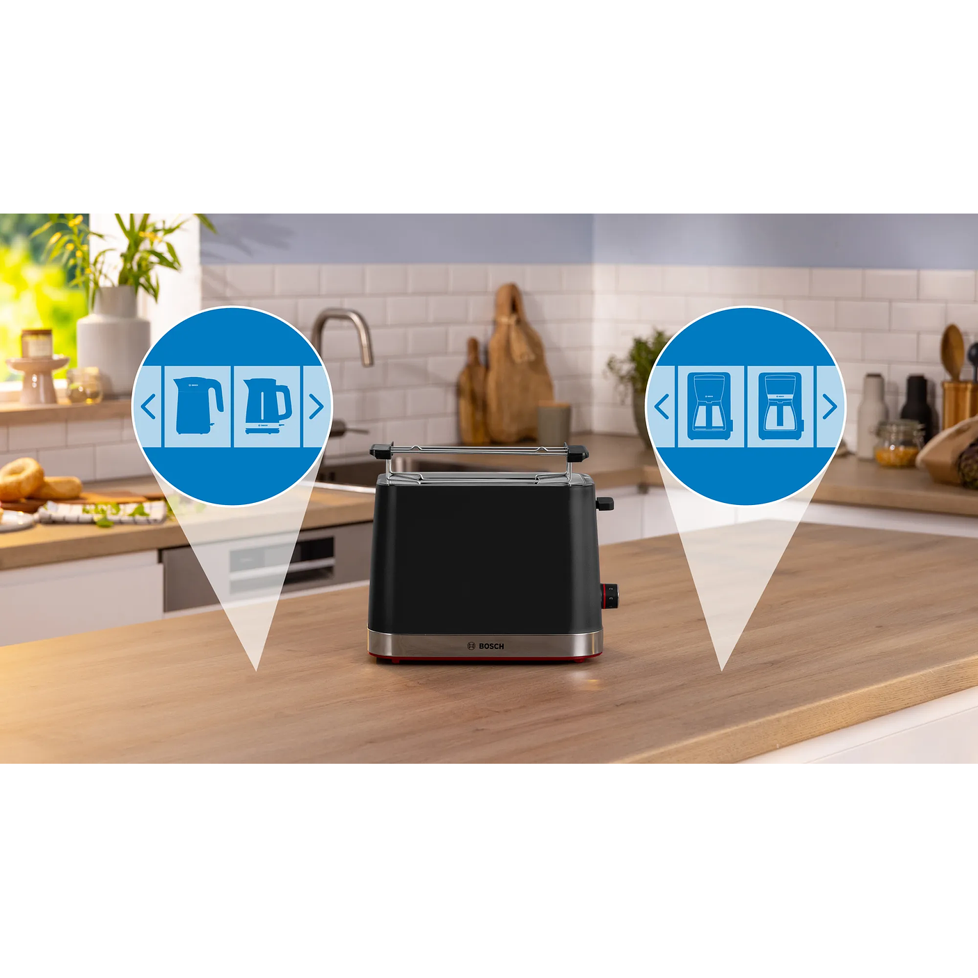 Tostador corto MyMoment Negro 1050 W  4