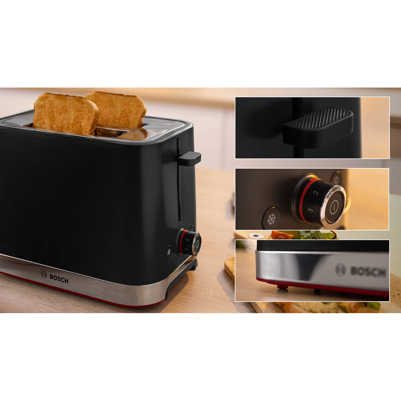 Tostador corto MyMoment Negro 1050 W  9