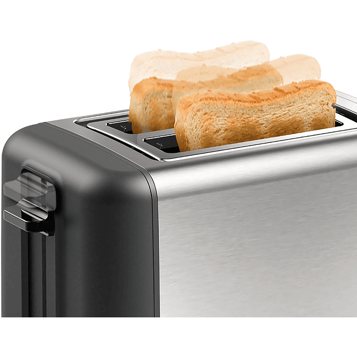 Tostador corto DesignLine Acero inoxidable 1050 W 2