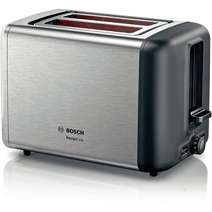 Tostador corto DesignLine Acero inoxidable 1050 W