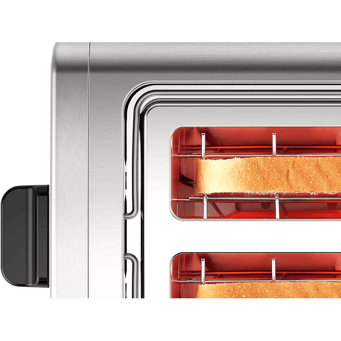 Tostador corto DesignLine Acero inoxidable 1050 W 9