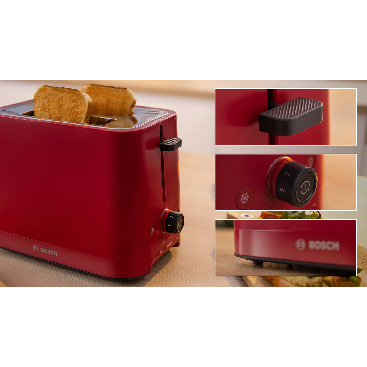 Tostador corto MyMoment Rojo 1050 W 4