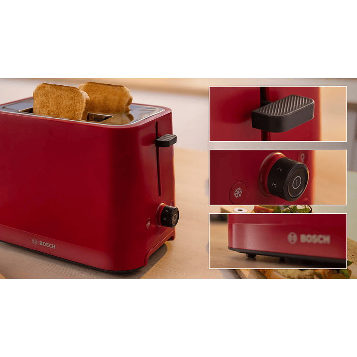 Tostador corto MyMoment Rojo 1050 W 4