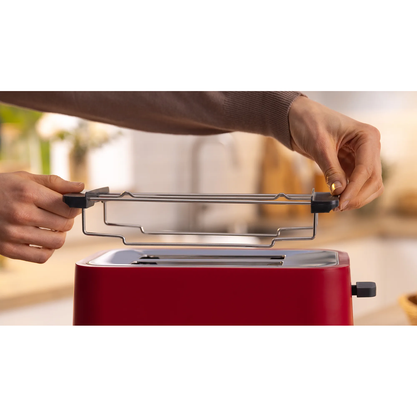 Tostador corto MyMoment Rojo 1050 W 6