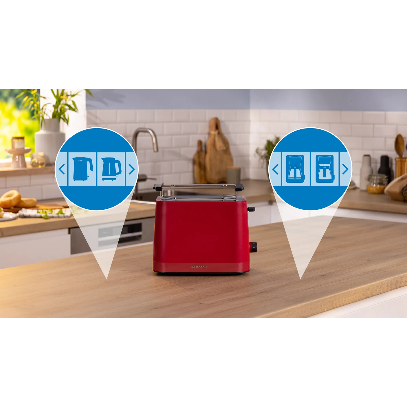 Tostador corto MyMoment Rojo 1050 W 8