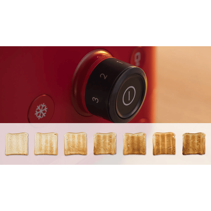 Tostador corto MyMoment Rojo 1050 W 9