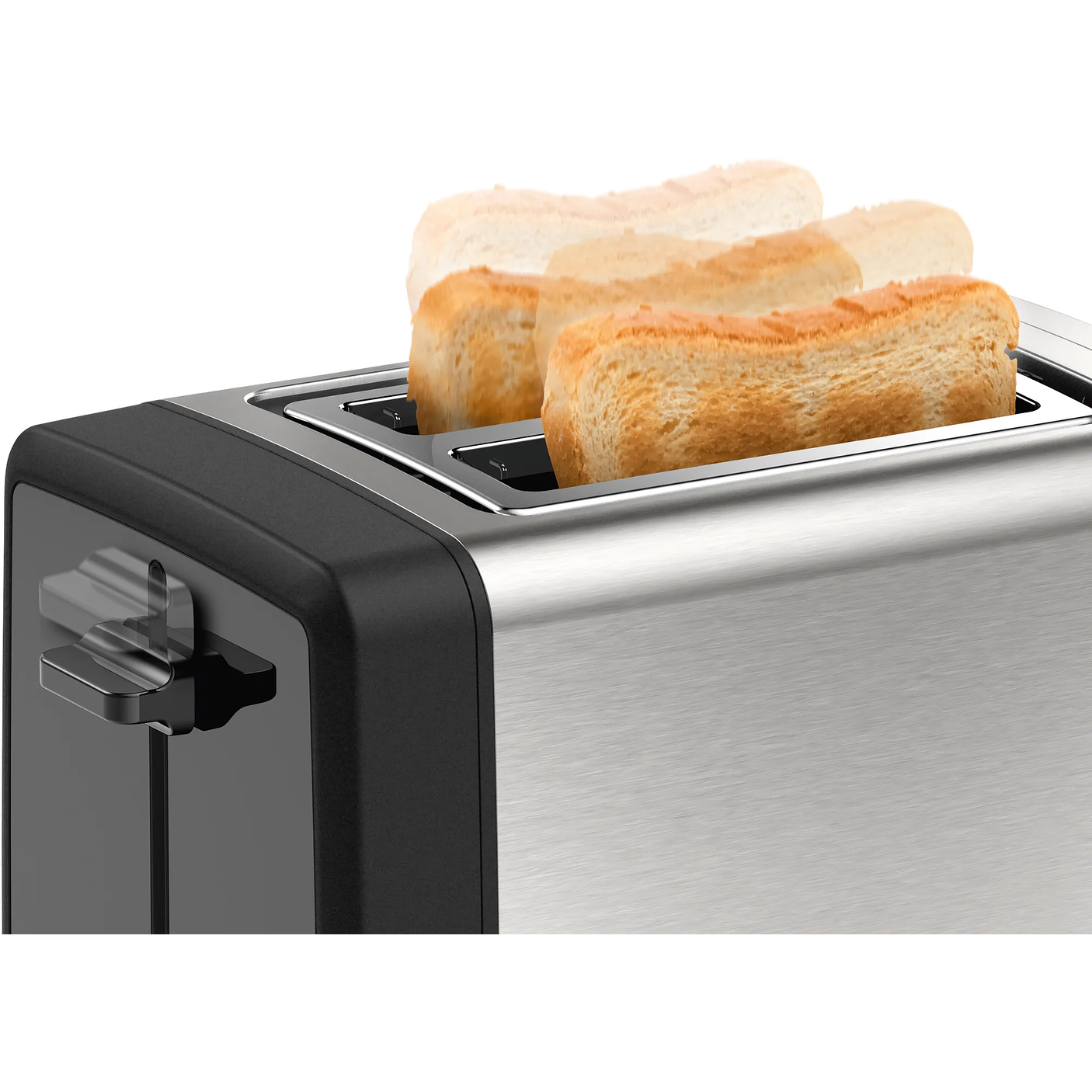 Tostador corto DesignLine Acero inoxidable 1050 W  2