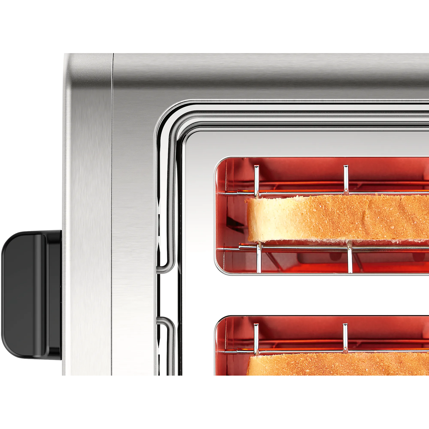 Tostador corto DesignLine Acero inoxidable 1050 W  8