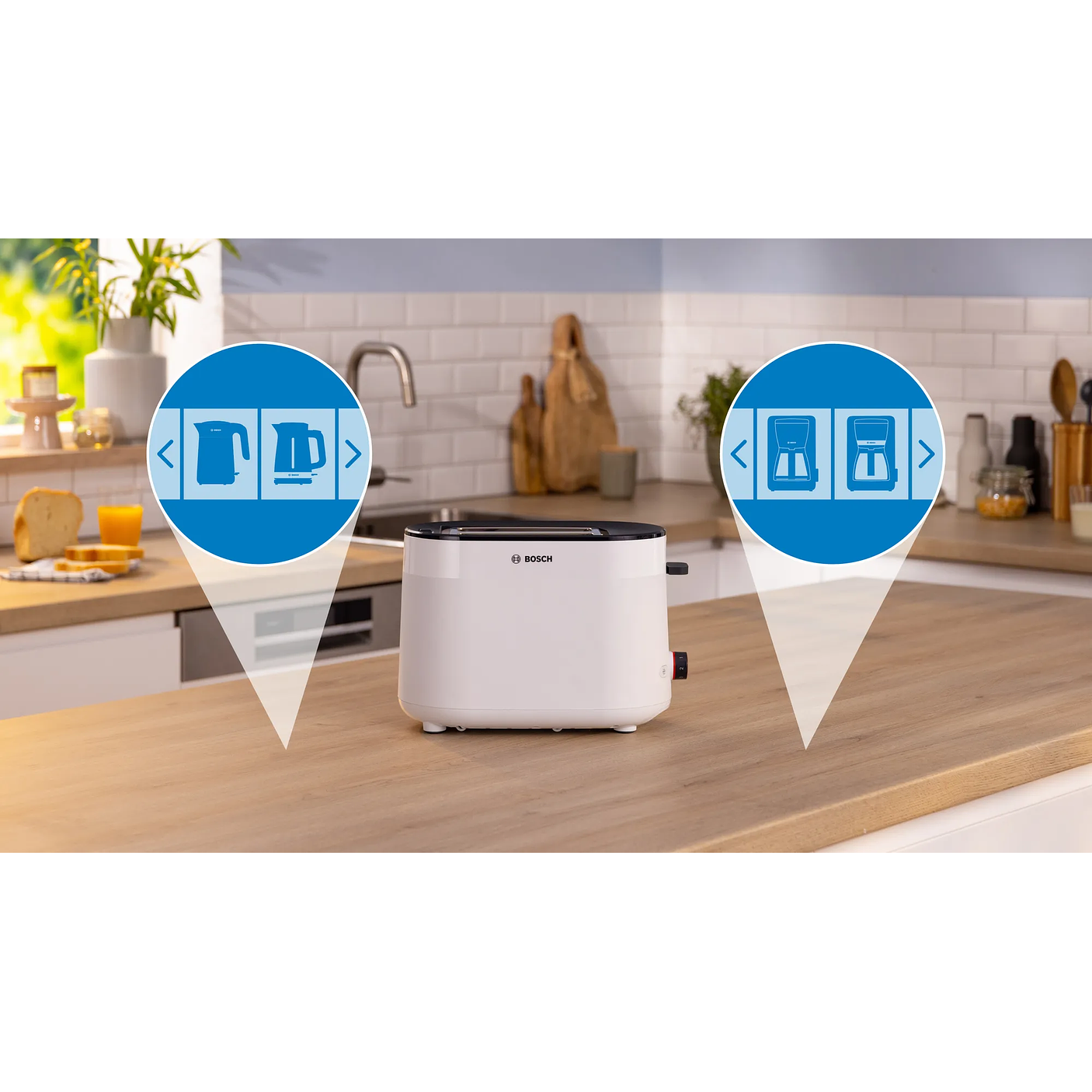 Tostador corto MyMoment Blanco 1050 W 4