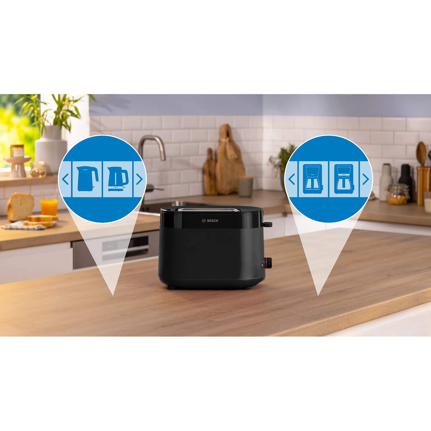 Tostador corto MyMoment Negro 1050 W 7