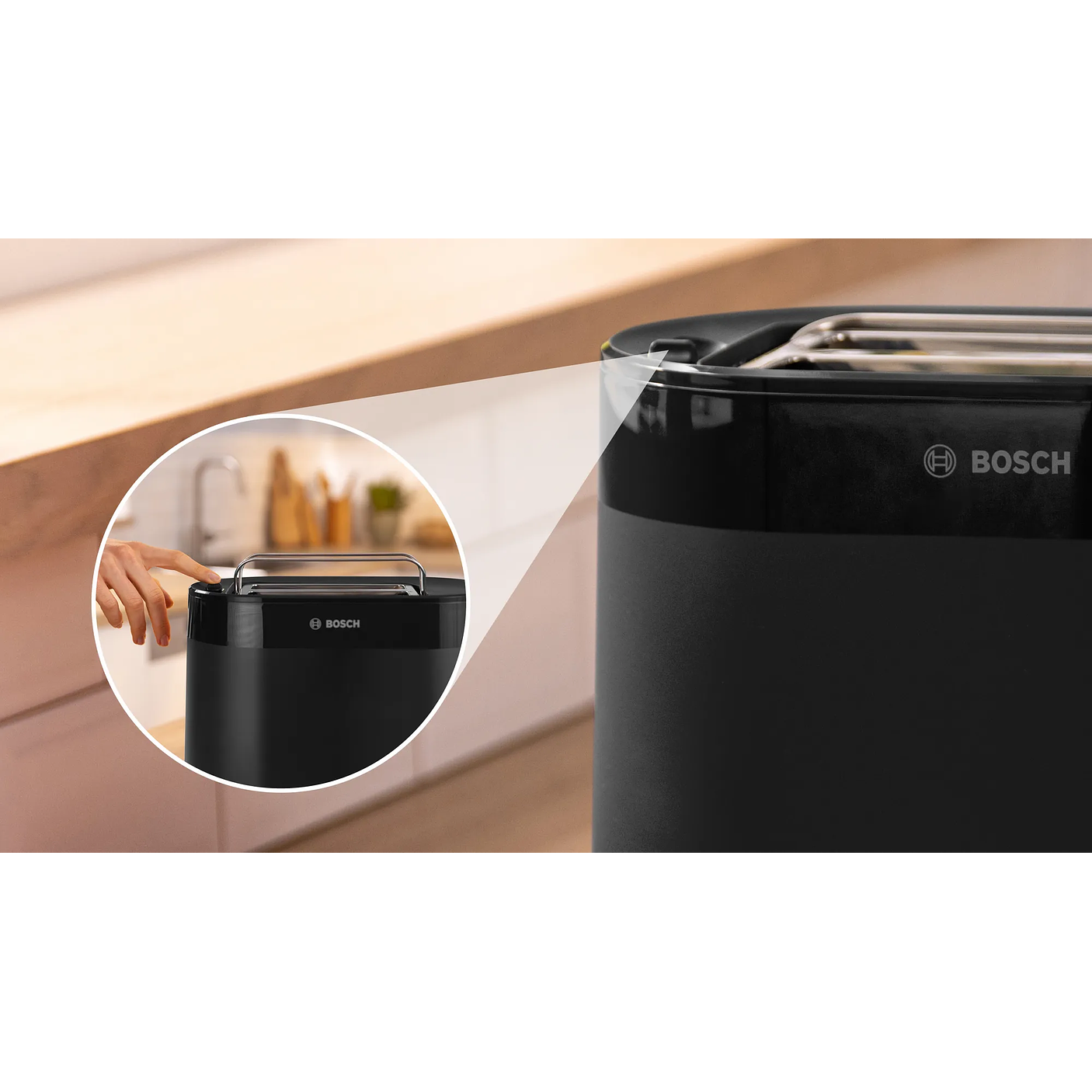 Tostador corto MyMoment Negro 1050 W 8