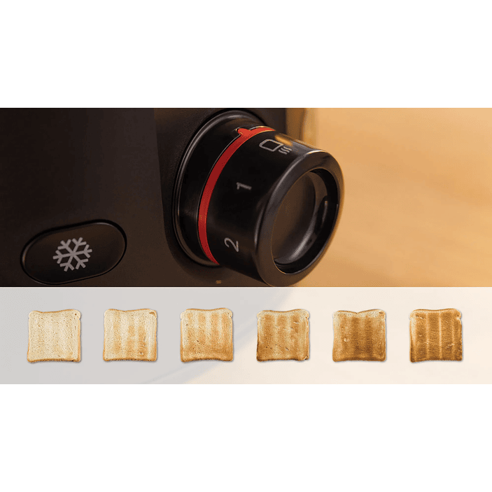 Tostador corto MyMoment Negro 1050 W 9