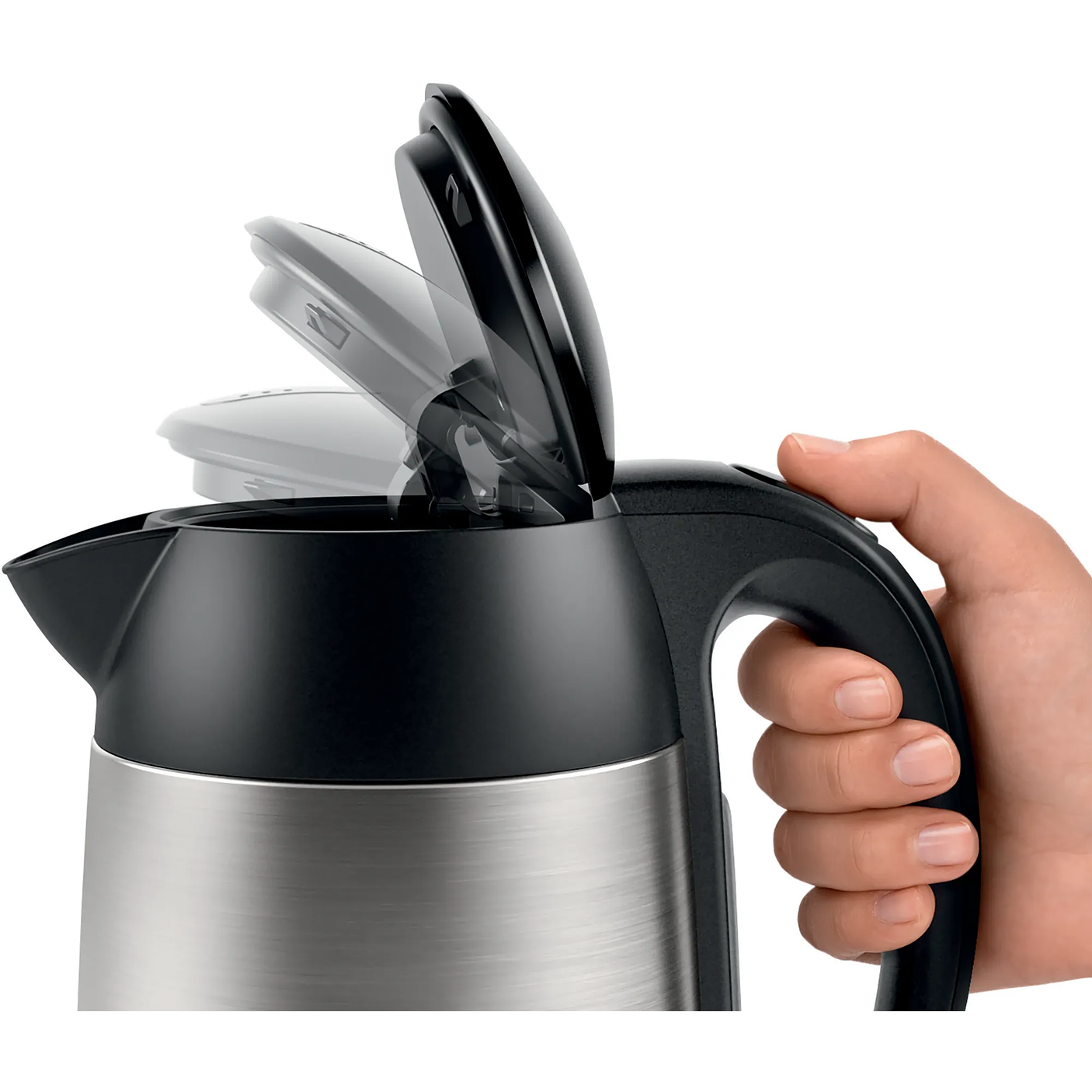 Bosch Hervidor DesignLine – 1,7 L Acero Inoxidable y Potencia Rápida 4