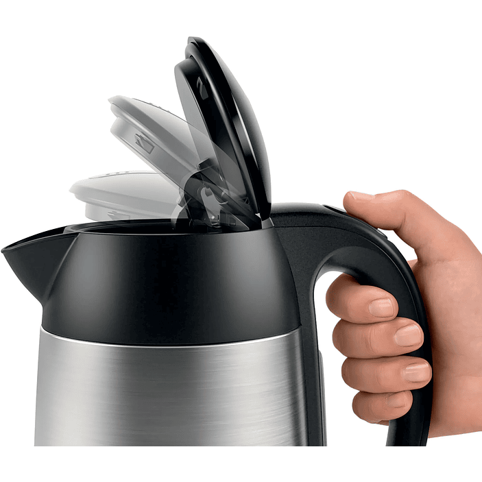 Bosch Hervidor DesignLine – 1,7 L Acero Inoxidable y Potencia Rápida 4