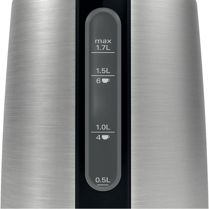 Bosch Hervidor DesignLine – 1,7 L Acero Inoxidable y Potencia Rápida 9