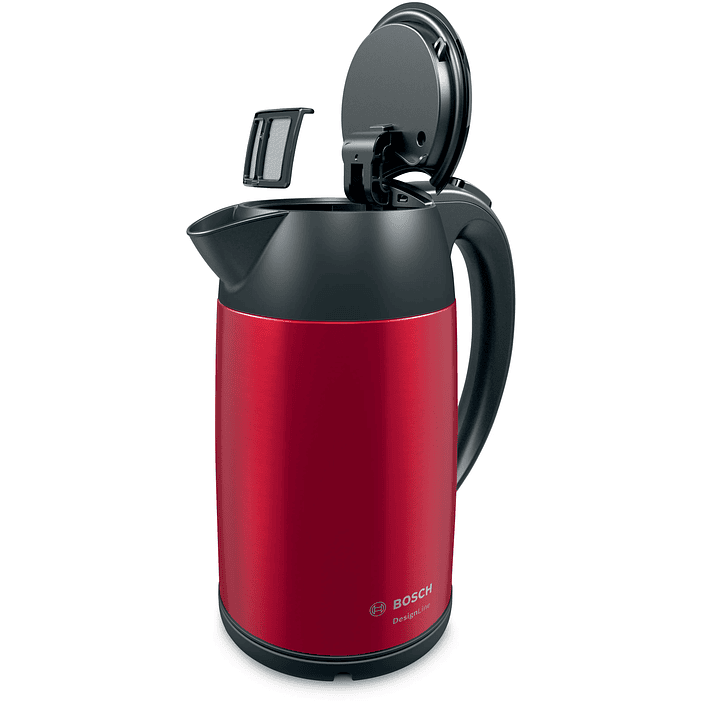 Bosch Hervidor DesignLine 1,7 L – Diseño rojo moderno y ebullición rápida 2