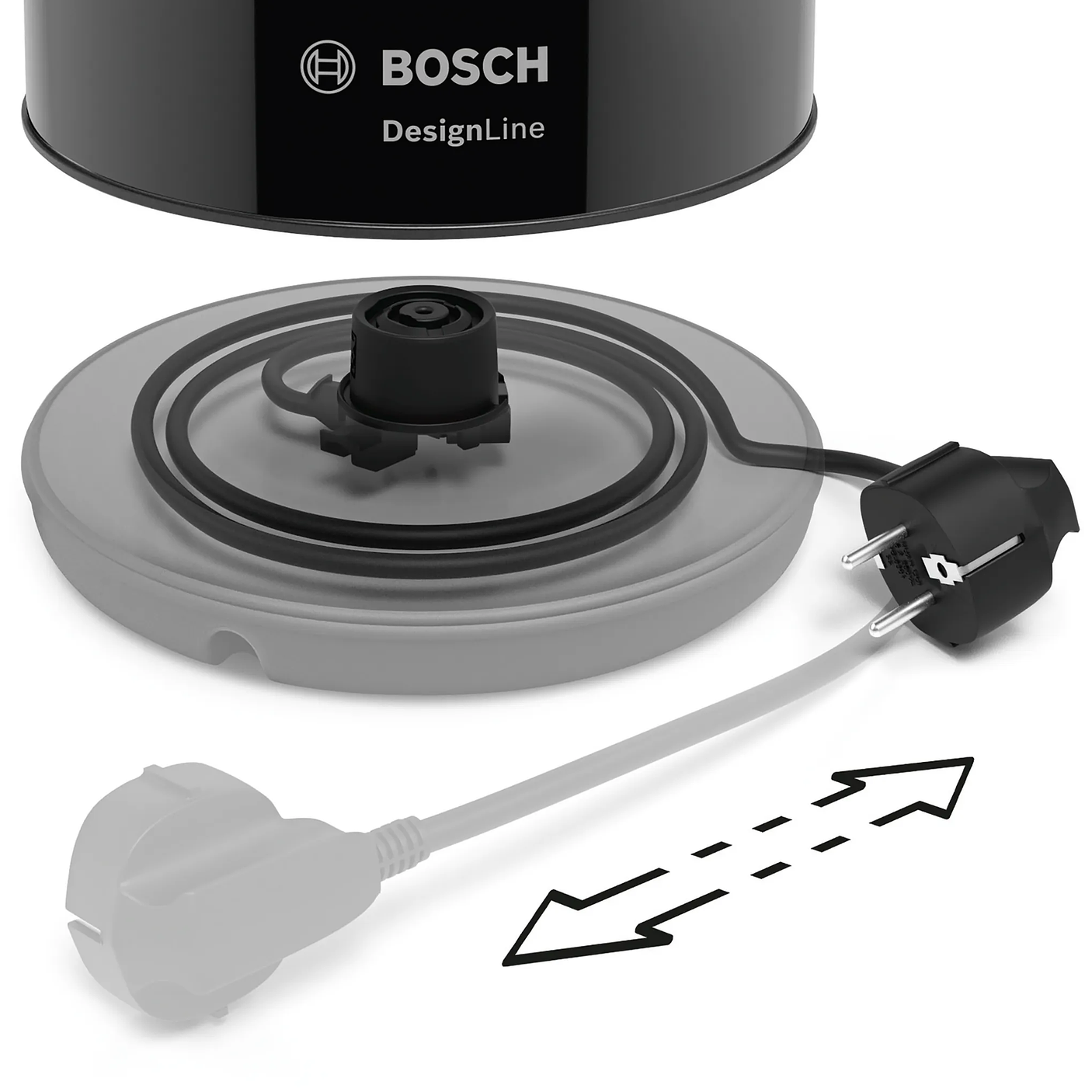 Bosch Hervidor DesignLine 1,7 L Negro · Rápido y seguro 4