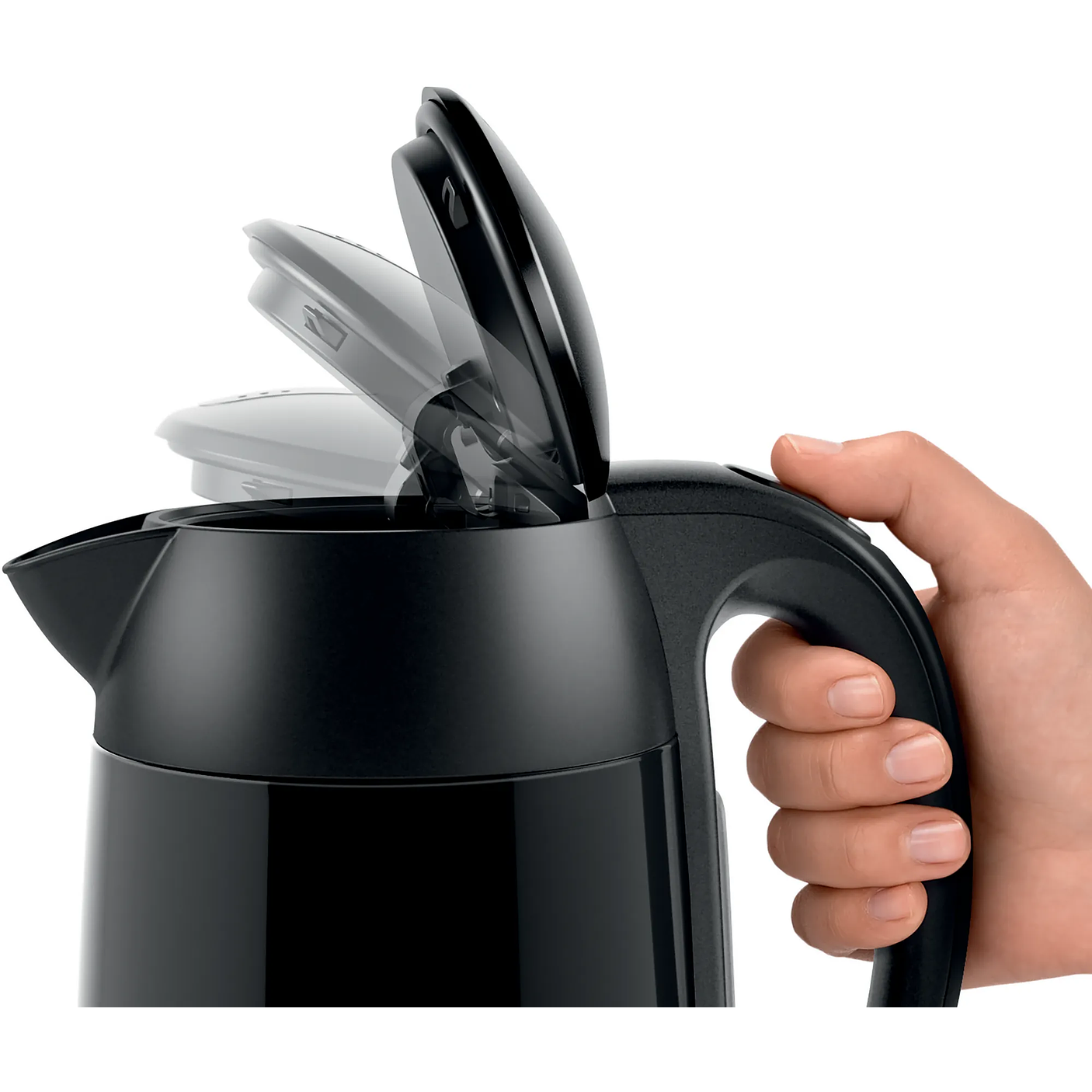 Bosch Hervidor DesignLine 1,7 L Negro · Rápido y seguro 6