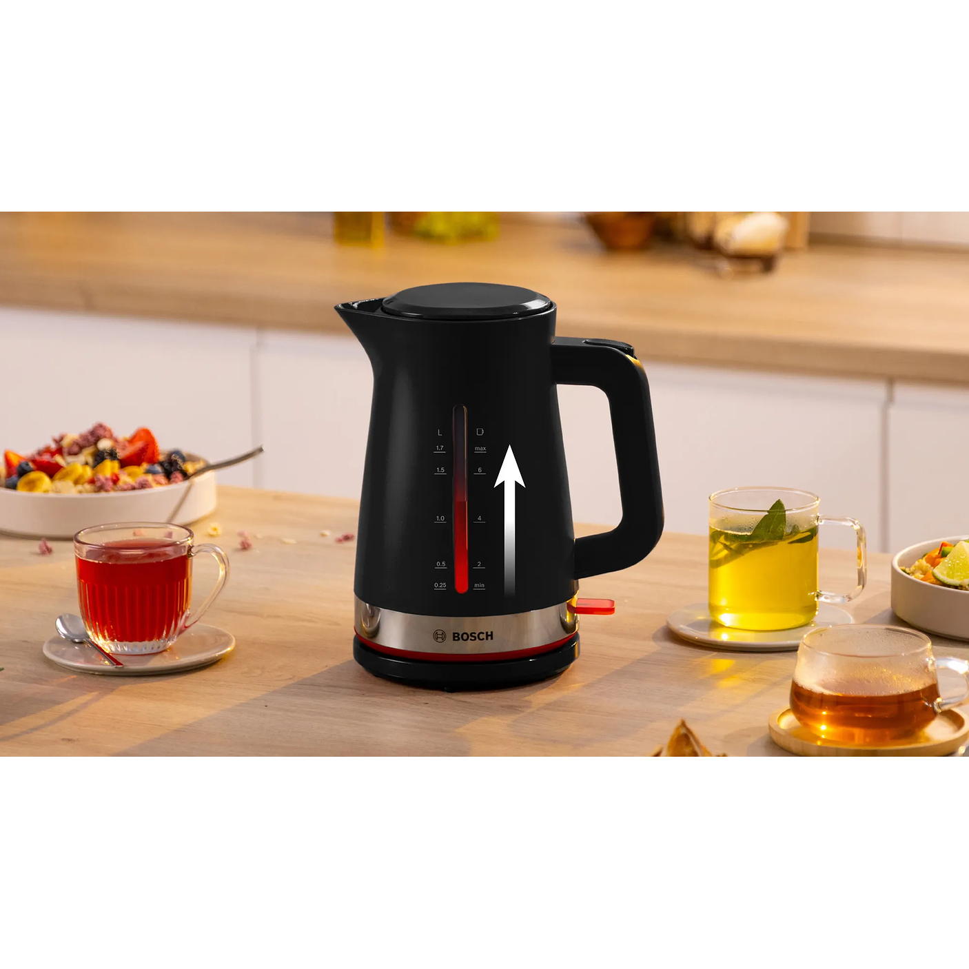Bosch Hervidor MyMoment 1,7 L Negro · Diseño compacto y eficiente 2