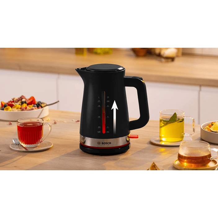 Bosch Hervidor MyMoment 1,7 L Negro · Diseño compacto y eficiente 2