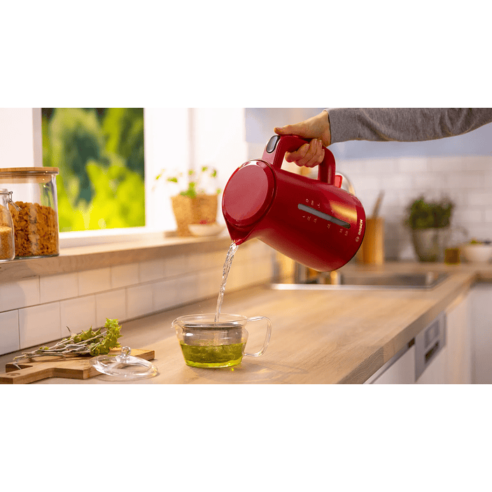 Bosch Hervidor MyMoment 1,7 L Rojo · Potente y moderno 10