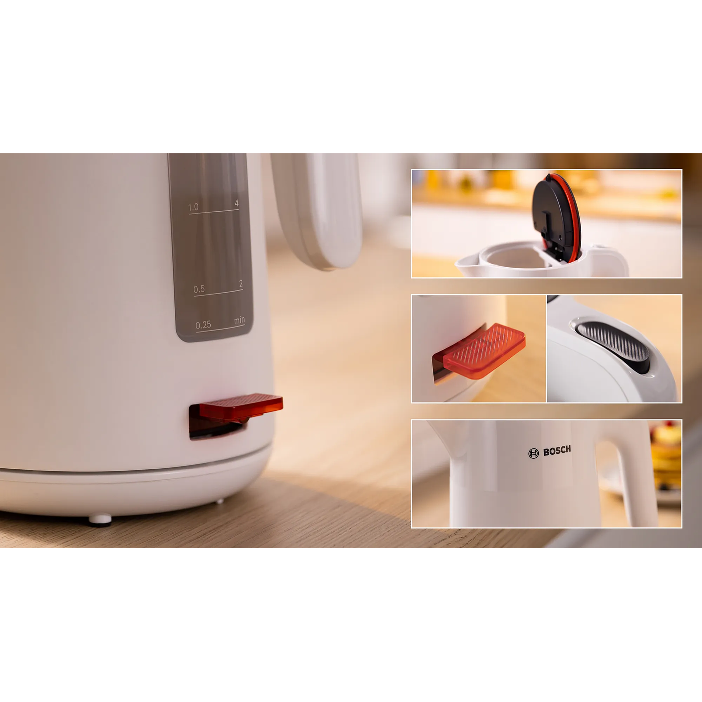 Bosch Hervidor MyMoment 1,7 L Blanco · Compacto y eficiente 2