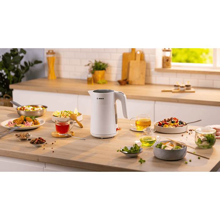 Bosch Hervidor MyMoment 1,7 L Blanco · Compacto y eficiente 6