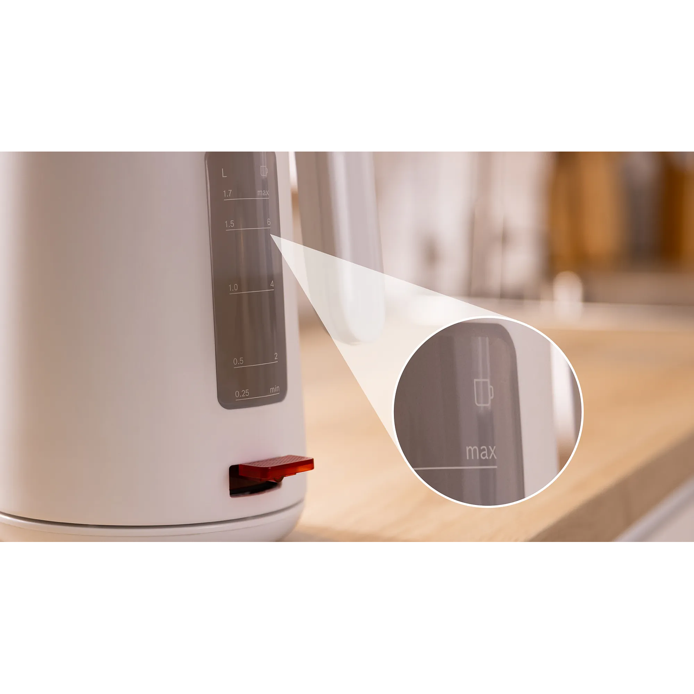 Bosch Hervidor MyMoment 1,7 L Blanco · Compacto y eficiente 8