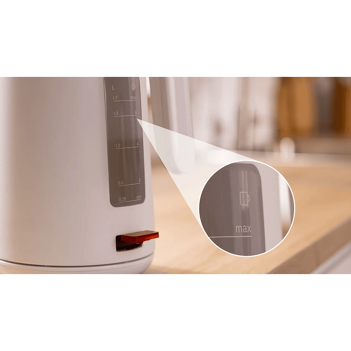 Bosch Hervidor MyMoment 1,7 L Blanco · Compacto y eficiente 8
